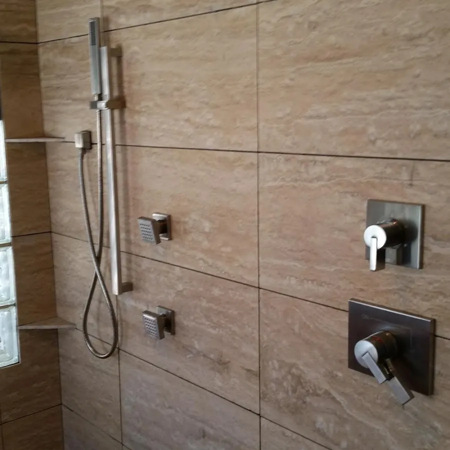 Shower fixture installation for Gas Line Repair in Du Quoin
